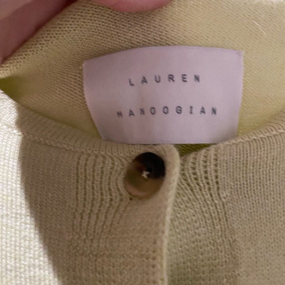 NWT Lauren Manoogian short sleeve Cardigan - Picture 9 of 14